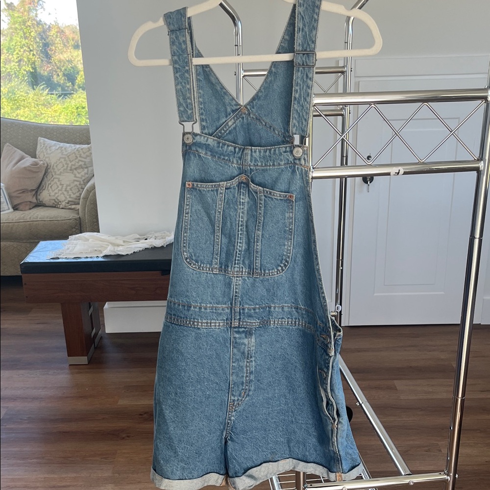 Old Navy Light Blue Denim Overalls